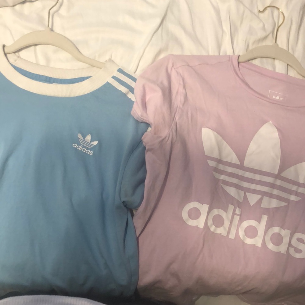 Adidas shirts two for $50